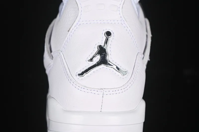 All categories Air Jordan Jordan series basketball shoes Air Jordan 4 Air Jordan 4 Retro "PureMoney" AJ4 Joe 4 White Cat First layer leather 308497-100
